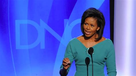 michelle obama speaks at 2008 democratic national convention