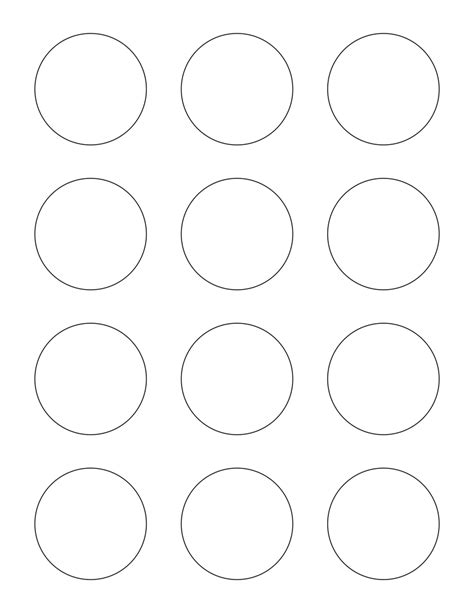 white glossy labels  circle   wholesale supplies