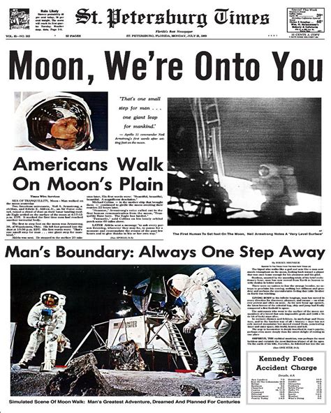 moon landing poster print    etsy   newspaper moon
