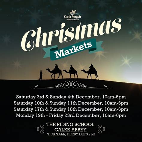 Christmas Markets At Calke Abbey Curly Magpie Wonderful Events