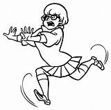 Scared Cartoon Girl Coloring Afraid Cliparts Running Velma Kids Attribution Forget Link Don sketch template