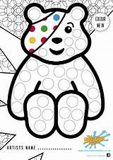 Colouring Sheets Pudsey Bear Need Children Coloring Pages Activities Colour Printable Cakes Mindfulness Preschool Crafts Kids Eyfs Sensory Toddlers Result sketch template