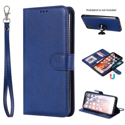 iphone  case wallet iphone xs case allytech premium leather flip case cover card slots