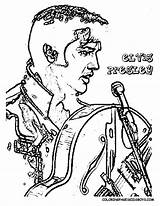 Elvis Presley Memphis Tennessee Arrhythmia Cardiac Tupelo sketch template