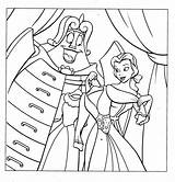 Princess Principesse Bela Fera Colorir Desenhos Bestcoloringpagesforkids Guarda Peter Colorat Desene Princesses Cinderella Madame Coloring3 Sonhando sketch template