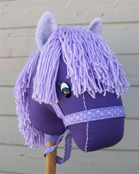 christmas delivery    rustichorseshoe stick horses purple christmas