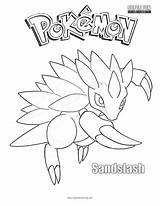 Sandslash sketch template