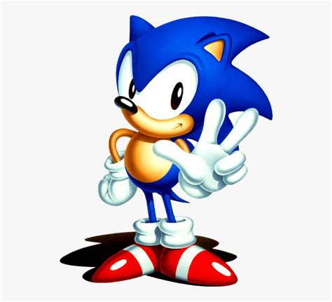 sonic classic  transparent clipart clipartkey