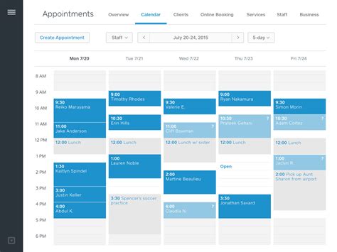 appointment scheduling software square appointments calendar ui  calendar calendar