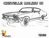 Chevy Chevelle Ss Designlooter Yescoloring 1968 Freecoloringpages sketch template