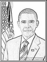 Obama Barack President Presidential Kids Enjoy sketch template