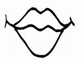 Clipart Lips Coloring Pages Clipartmag Lip sketch template