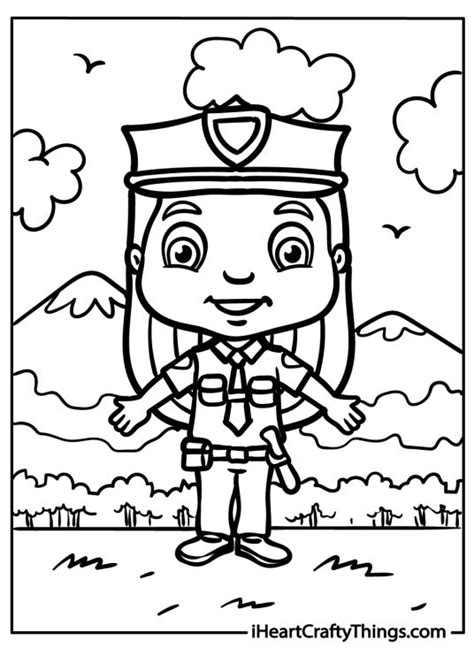 police coloring pages   printables
