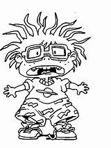 Rugrats Chuckie Cry sketch template