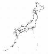 Japan Map Outline Blank Printable Via sketch template