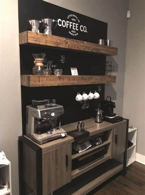 47 Kitchen Coffee Station Ideas For A Beautiful Caffeine