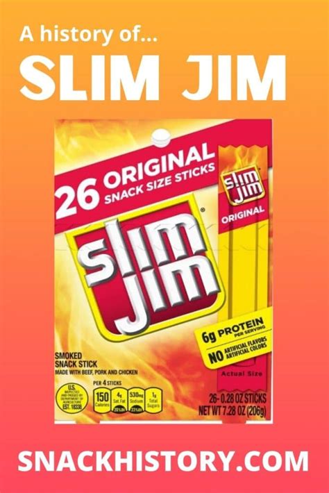 slim jim history flavors pictures commercials snack history
