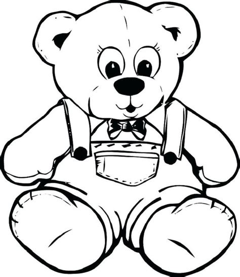 teddy bear coloring book pages teddy bear coloring pages bear