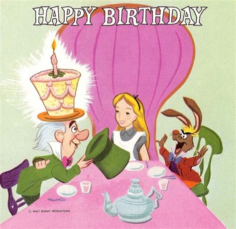 Vintage Disney Alice In Wonderland Buzza Cardoza Birthday