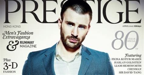 Rainbow Colored South Chris Evans Covers Prestige Magazine
