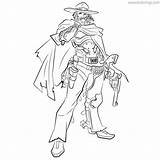 Overwatch Mccree Reinhardt Hero Xcolorings sketch template