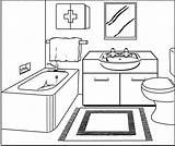 Bathroom Drawing Bath Simple Drawings Paintingvalley sketch template