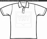 Shirt Blank Drawing Polo Paintingvalley sketch template