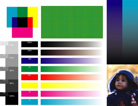 inkjet printer colour print test image pics tips seputar printer