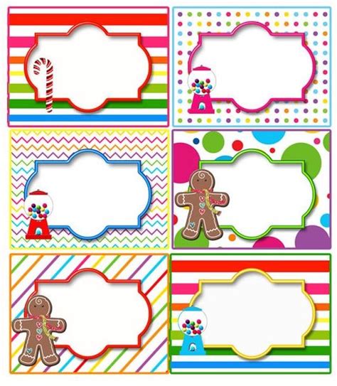 printable candyland party candy party christmas crafts