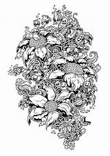 Doodle Invasion Coloring Book Doodles Rosanes Kerby Drawings Adult Pages Behance Designstack Filipino Books Illustrations Color Zentangles Colouring Artist Arte sketch template