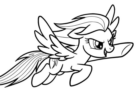 fast rainbow dash coloring page  printable coloring pages  kids