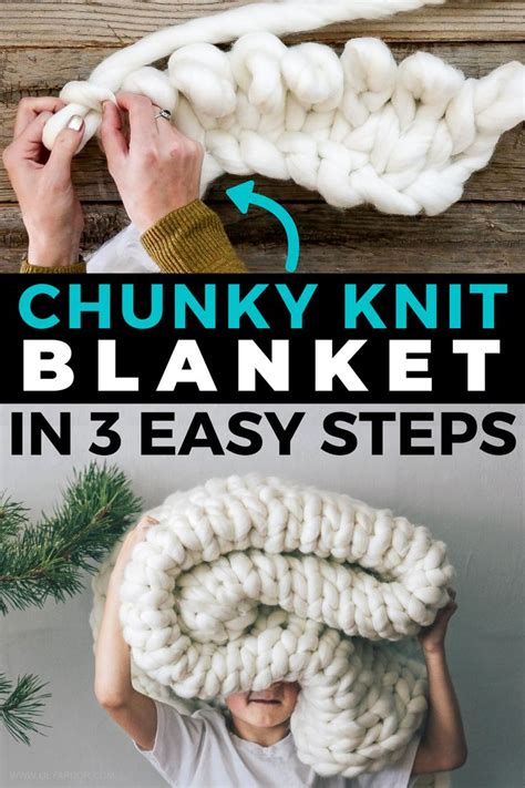 chunky knit blanket diy find    chunky knit  throw blanket   easy steps chunky