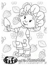Fifi Flowertots Coloring Kleurplaten Pages Fun Kids Haar Kleurplaat sketch template