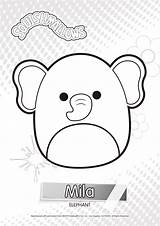 Coloring Squishmallows Pages Mila Printable Print Xcolorings Noncommercial Individual Only Use sketch template
