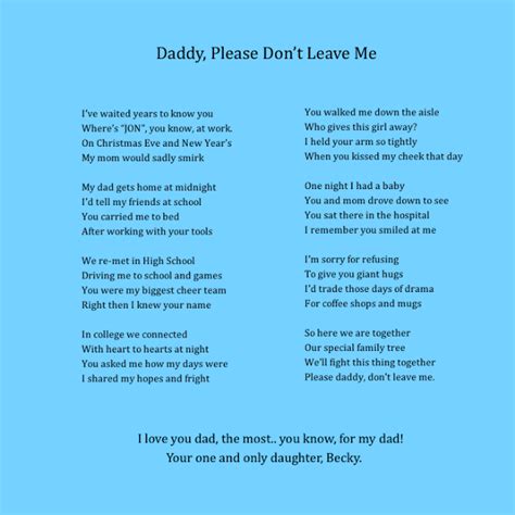 a little love poem from a daughter to her dad father daughter relationship father daughter