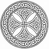 Celtic Coloring Pages Mandalas Mandala Color Printable Monday Stained Glass Pattern Designs Colouring Para Knots Book Keltische Adults Tattoo sketch template