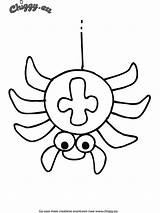 Spin Spinnen Kleurprent Chiggy Peuters Bestelcode Bron Categorie Bord sketch template