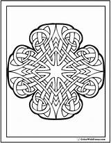 Celtic Coloring Pages Irish Printable Cross Colorwithfuzzy Dragon Scottish Designs Gaelic Radiant Getcolorings Iris Color Knot Patterns Dance Adult Print sketch template