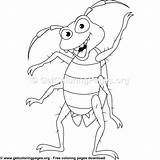 Coloring Cockroach Pages Getcoloringpages sketch template