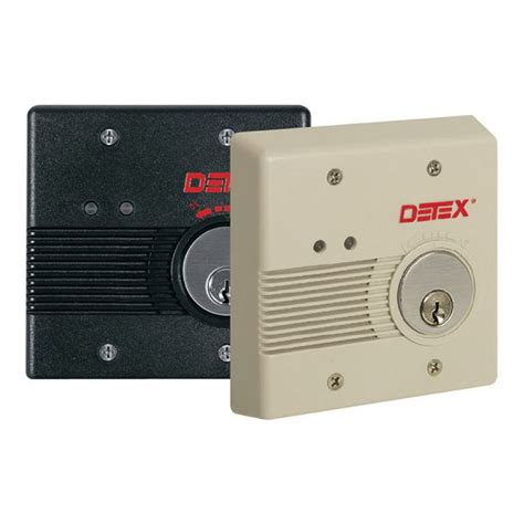 Detex Flush Mount Battery Or Ac Dc Powered Exit Alarm Eax 2500f
