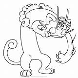 Gigantamax Meowth Ponyta Pikachu Xcolorings Galarian Weezing 610px 47k sketch template