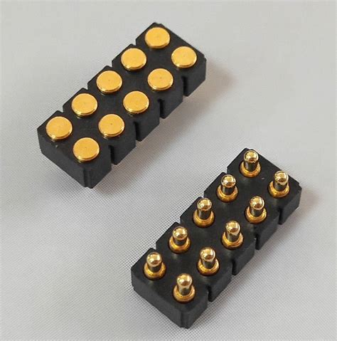 spring loaded connectors pitchmm pin gold platedum