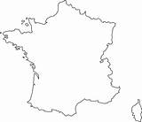 France Map Eps Reproduced sketch template