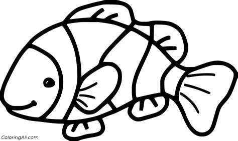 clownfish coloring pages coloringall
