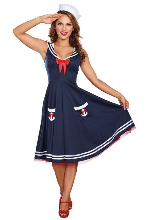 Stylish Design Dreamgirl Sexy Halloween Costumes All Aboard Sailor