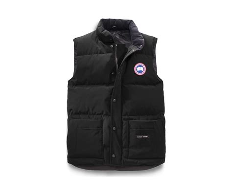 canada goose men s freestyle crew vest black l