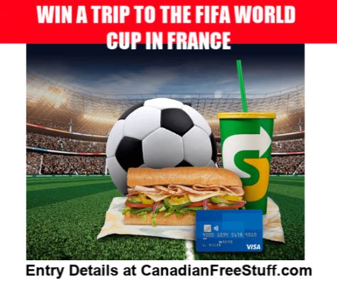 subway contest win  trip   fifa womens world cup  france
