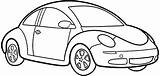 Car Coloring Pages Beetle Draw Bug Vw Color Drawing Getdrawings Race Cars Rocks Tocolor sketch template