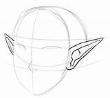Ears Drawing Draw Elf Pointed Human Ear Elves Drawings Anime Reference Base Drawcentral Sketches Fairy Stuff Central Simple Da Step sketch template