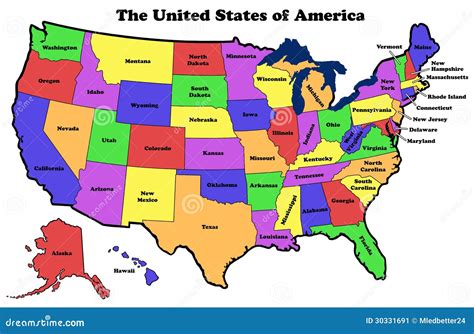 Top 194 Imagenes Del Mapa De Estados Unidos Con Nombres Smartindustry Mx